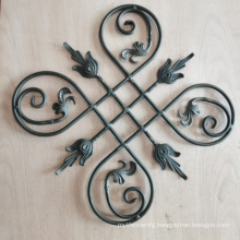 Wrought Iron Decoration Ornaments Forged Element For Wrought iron Window railing Or fence decoration Ornament